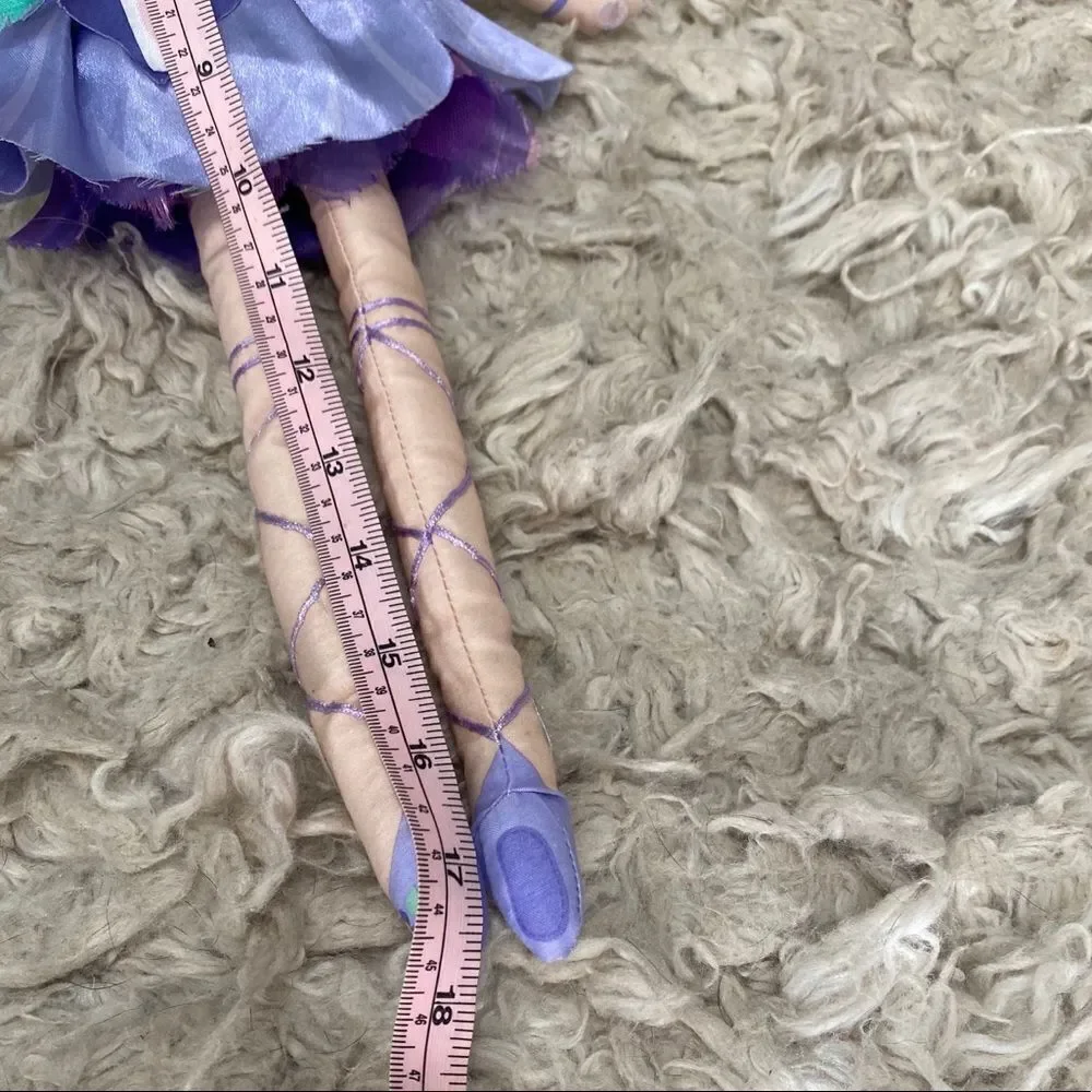 Mooshka Flowerina Doll Petal 17” Purple Ballerina